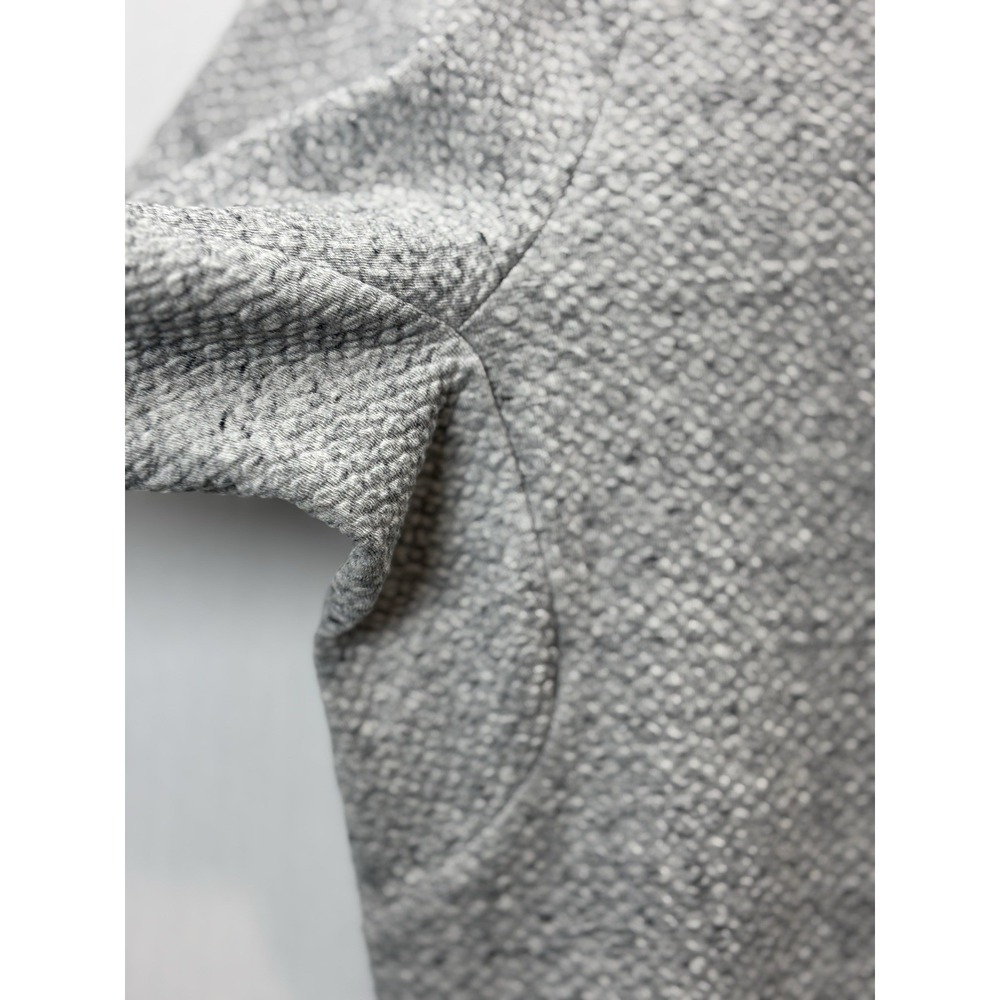 Lululemon Men’s L Textured Fleece Pullover Hoodie Gray Black Speckled - Picture 13 of 16